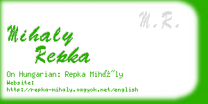 mihaly repka business card